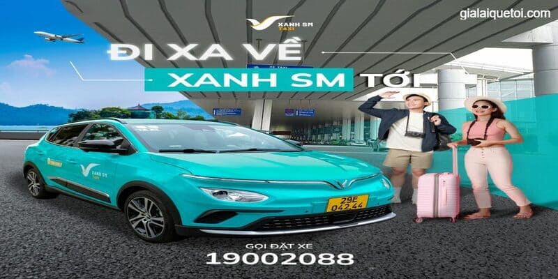 Dịch vụ taxi xanh gia lai