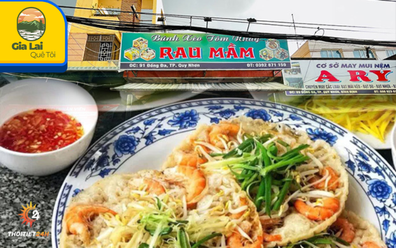 Bánh xèo Rau Mầm Quy Nhơn