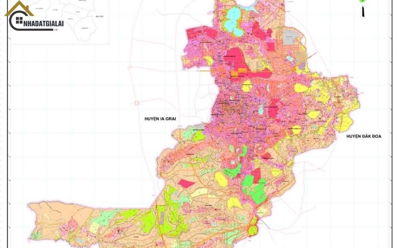 Bản đồ quy hoạch Pleiku